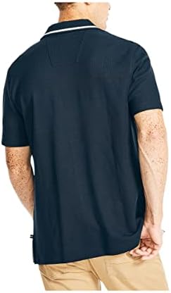חולצת שרוולים קצרים של Nautica לגברים, חיל הים, חיל הים, xxl