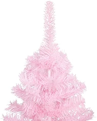 עץ חג מולד מלאכותי, עצי חג מולד מסחריים, עץ חג המולד של המשרד, חג המולד DIY, עץ חג מולד מקסים, לחופשה מקורה וחיצונית, עם נוריות LED וכדור פינק 82.7 PVC