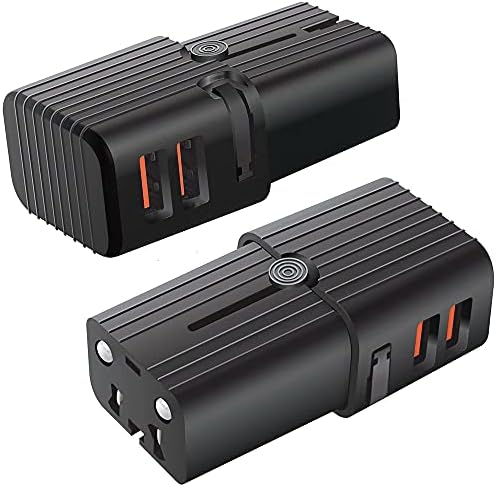 מתאם USB אוניברסלי כפול עובד עבור שדרוג כבל מדיה של מרצדס ספרינטר 910 עבור כוח עולמי ונסיעות בין ארהב/האיחוד האירופי/CN/AUS/NZ/בריטניה