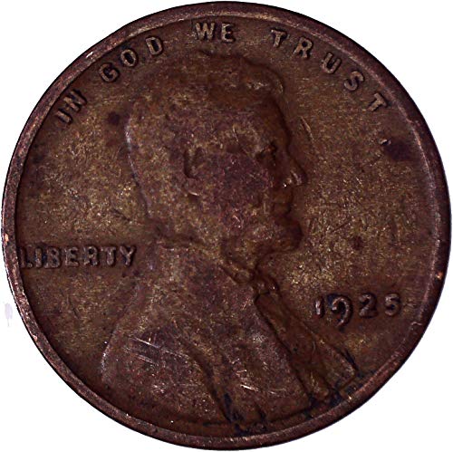1925 Lincoln Weat Cent 1C בסדר מאוד
