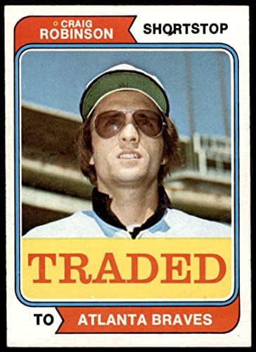 1974 Topps 23 T סחר בקרייג רובינסון אטלנטה ברייבס NM+ Braves