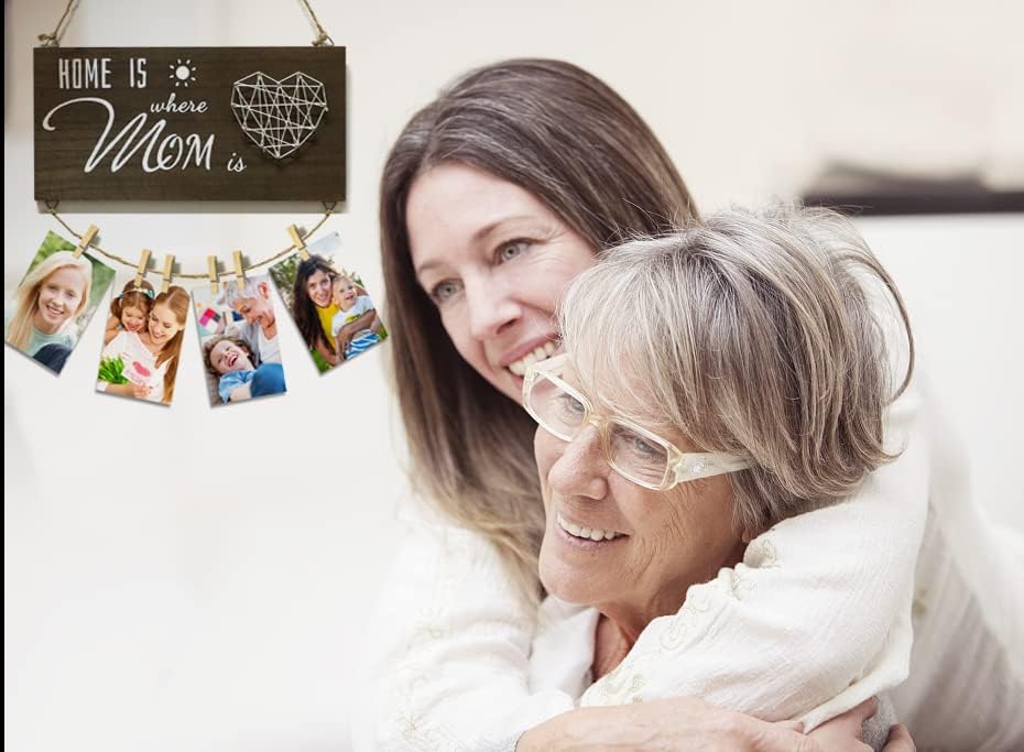 מתנות ליום אמהות של ג'יגוויט לנשים, מסגרת תמונה ייחודית לאמא יום הולדת יום הולדת חג חג חג ההודיה, מסגרת צילום של יום אמהות מבת הבת בעלה