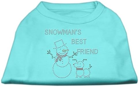 חברו הטוב ביותר של Snowman Mirage Pet Many חולצה אקווה xlarge - 16
