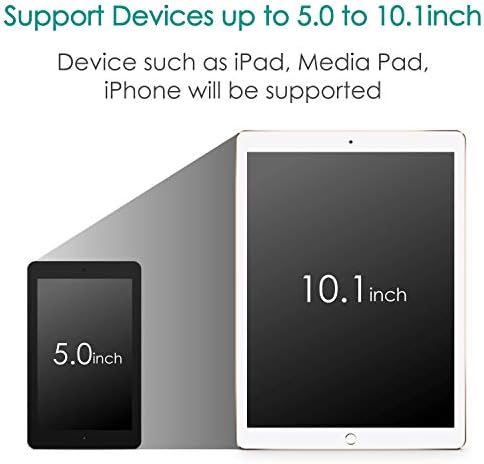Elecom Tripod Arm Stand for Smartphone ו- Tablet תמיכה 10.1 אינץ ', קל משקל, שימוש נייד/שחור/tb-dsflexbk