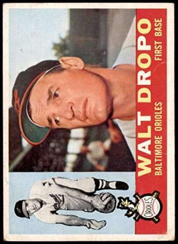 1960 Topps 79 Walt Dropo Baltimore Orioles Good Orioles