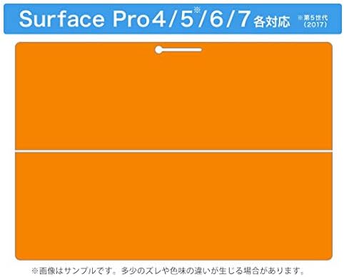 igsticker Ultra דק דקיקים מדבקות גב מגן עורות כיסוי מדבקות טבליות אוניברסאלי עבור Microsoft Surface Pro7 / Pro2017 / Pro6 012231 Monochromatic כתום פשוט