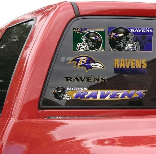 Wincraft NFL Baltimore Ravens 04405051 Multi שימוש במדבקות, 11 x 17