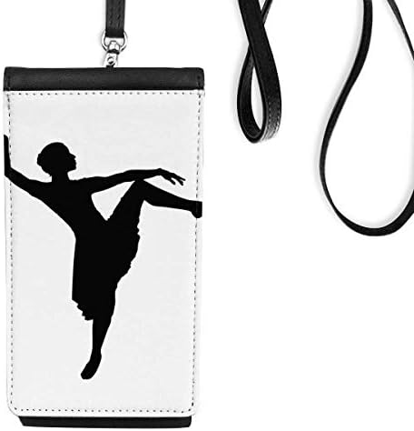 רקדנית ריקוד ביצועי אמנות טלפון ספורט ארנק ארנק תליה כיס נייד כיס שחור