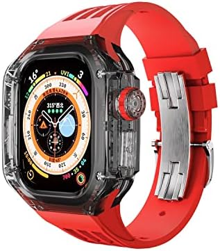 Velore 49mm Chodification Kit להקה עבור Apple Watch 49mm Silicone Strap Sport Sport for Iwatch Series Ultra 8