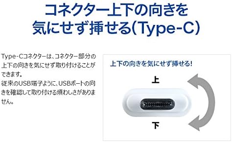 I-O Data U3C-HP64G זיכרון USB, USB 3.1, GEN1, Type-C ל- Type-A, מצויד בשני המחברים, 64BG, יצרן יפני