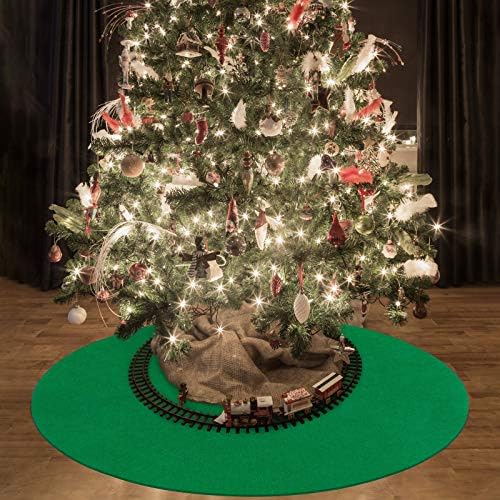 מחצלת עץ חג המולד Ruodon מחצלת עץ אטום למים מחצלת עץ חג המולד מגן רצפה סופג מחצלת עמד