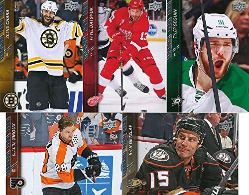 2015 סיפון עליון NHL הוקי סדרת ONE ONE MINT שלם יד בסיסית אספה 200 שחקנים ותיקים של קלפים כולל אלכס אובצ'קין סטיבן סטמקוס ועוד
