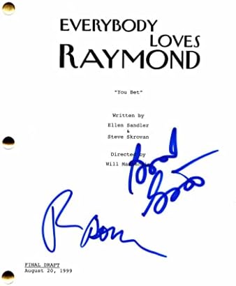 ריי רומנו ובראד גארט חתום חתימה חתומים כולם אוהבים את ריימונד תסריט הפרק המלא - נדיר מאוד