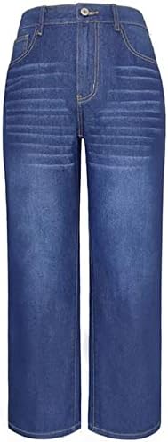 Heibbdg ג'ינס ג'ינס ישר ג'ינס לנשים קרוע מכנסי ג'ינס עם מותניים נמוכים לנשים מכנסיים קצרים ג'ין לנשים מכנסיים טרנדיים